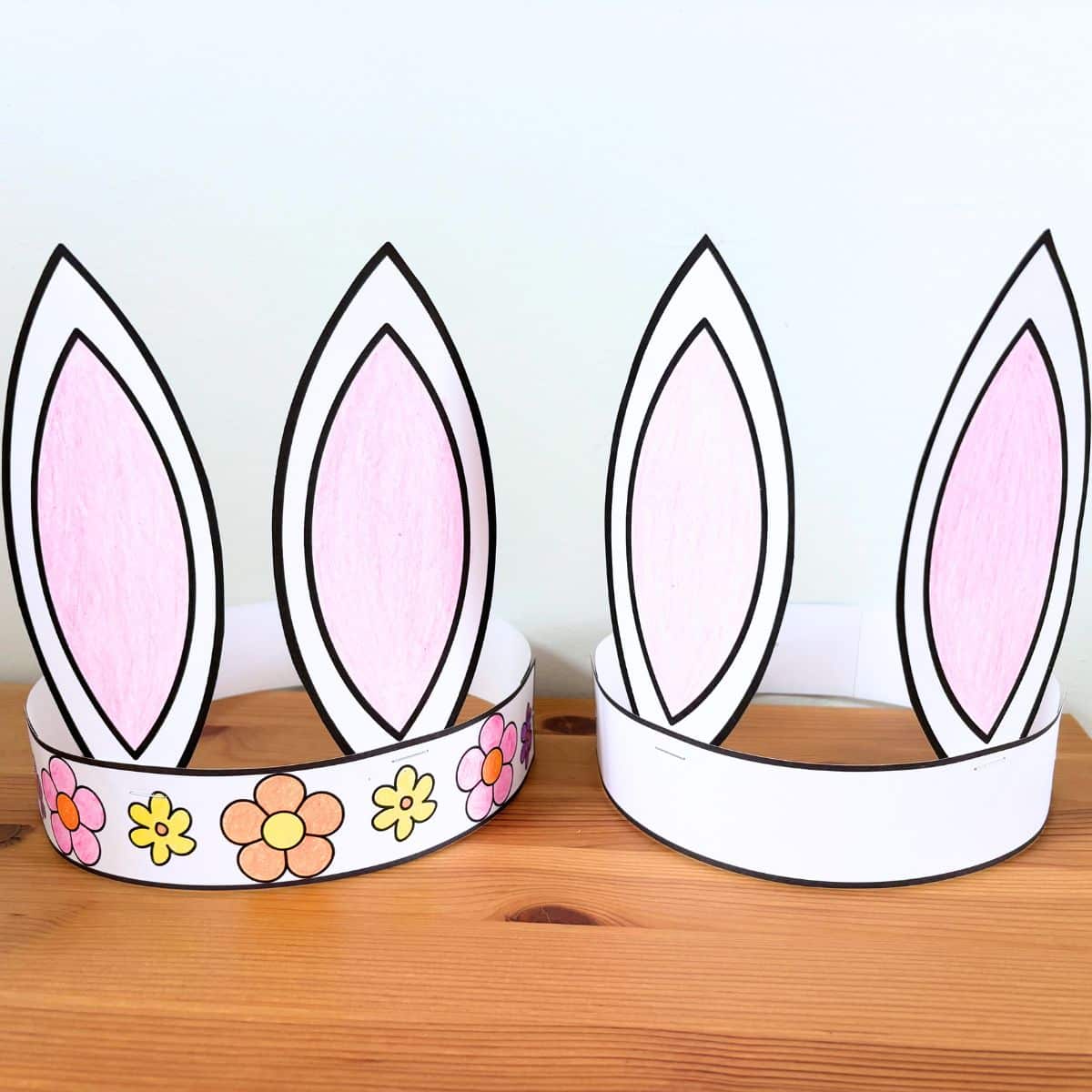 Free Printable Easter Bunny Ears Headband