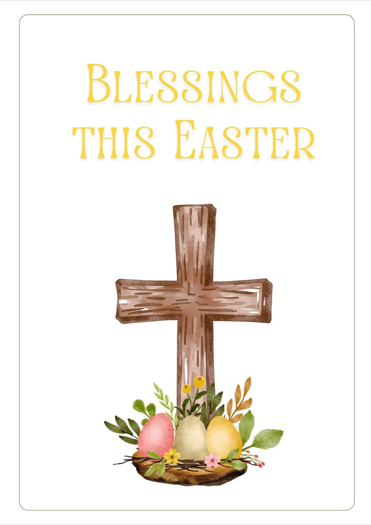 free printable easter messages