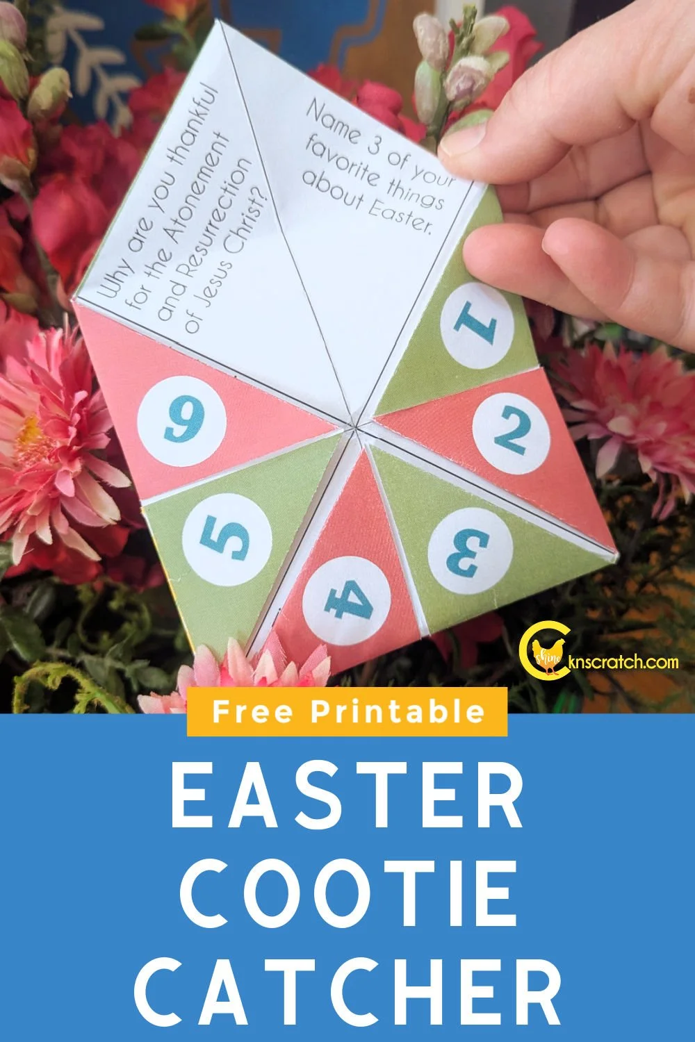 Free Printable Easter Cootie Catcher