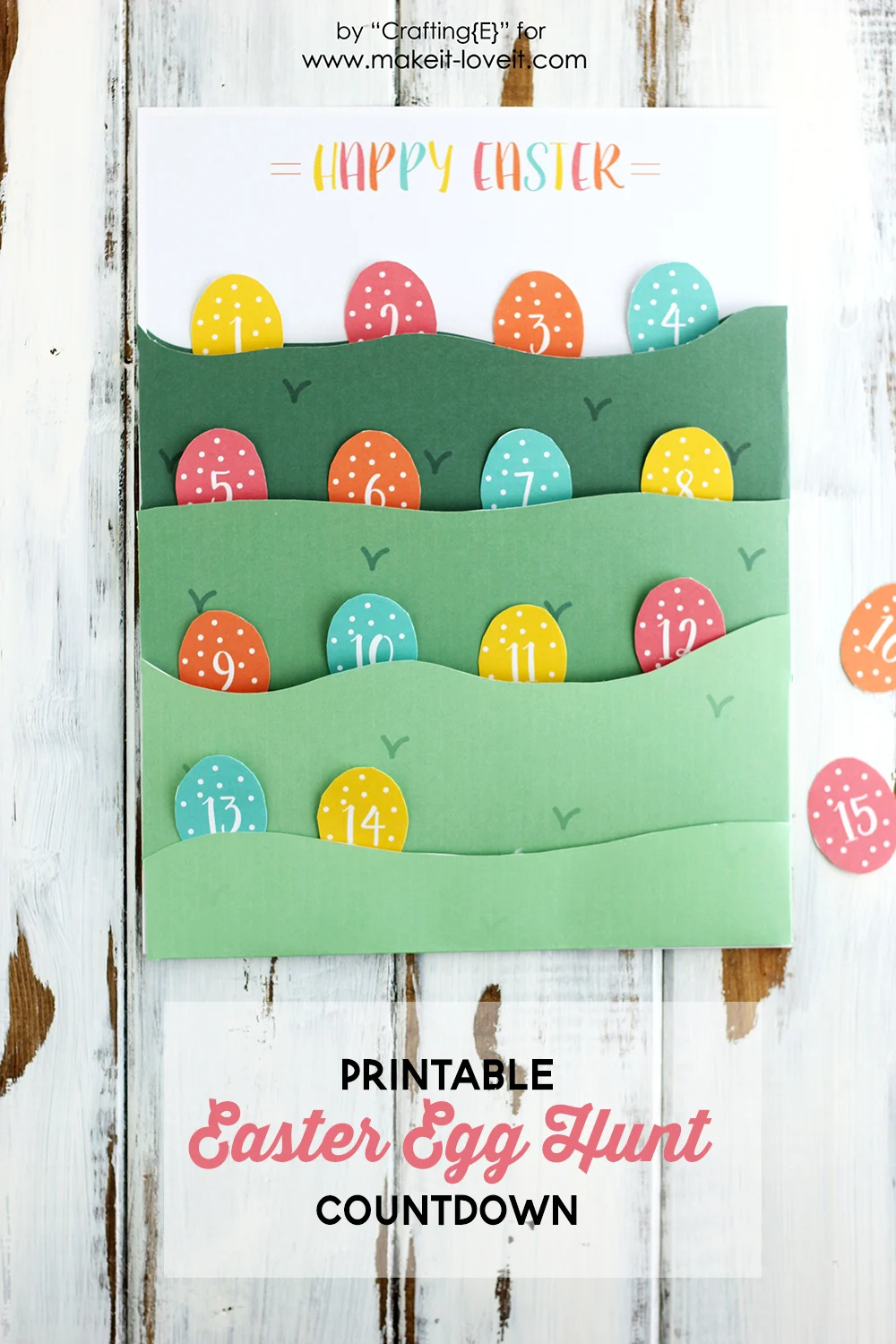 Free Printable Easter Egg Hunt Countdown