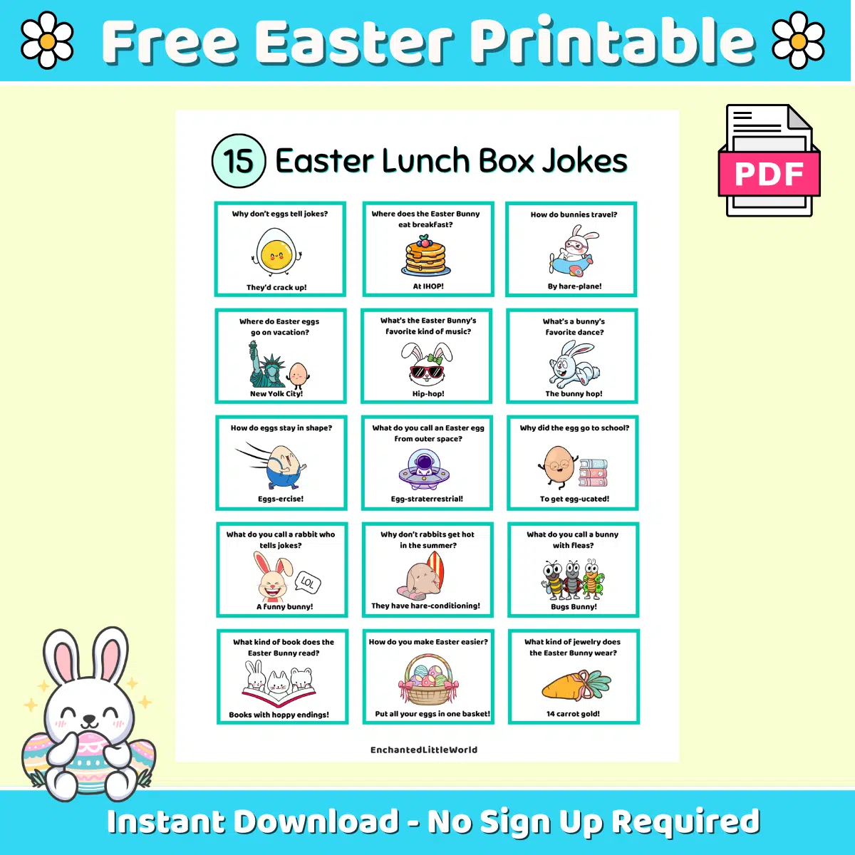Free Printable Easter Jokes For Kids