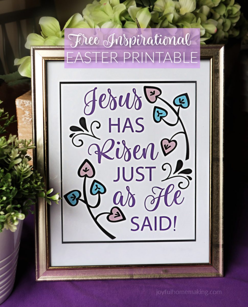 Free Printable Easter Message