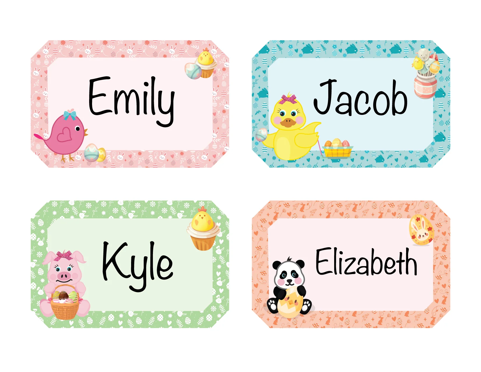 Free Printable Easter Name Tags