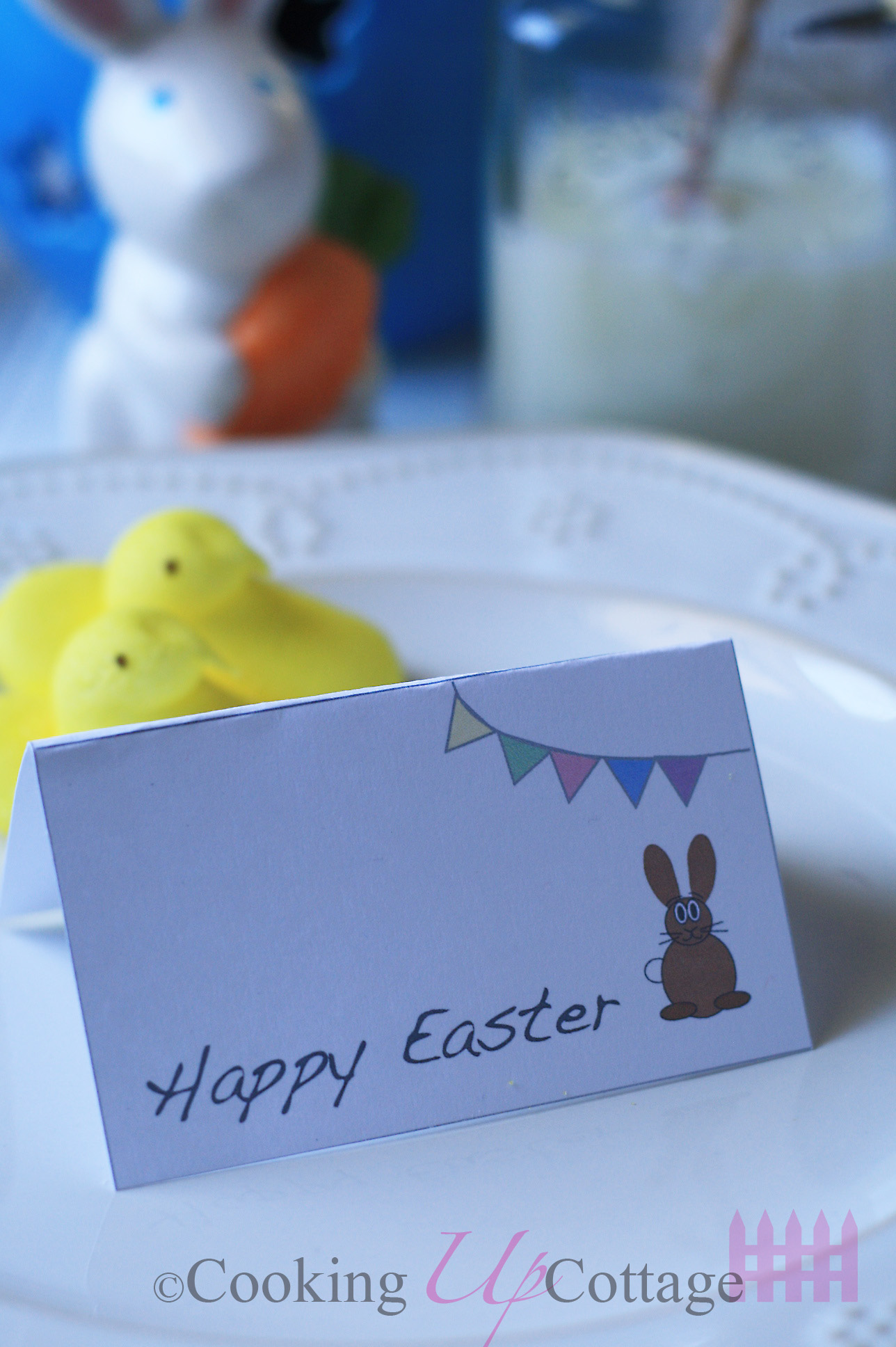 Free Printable Easter Place Cards