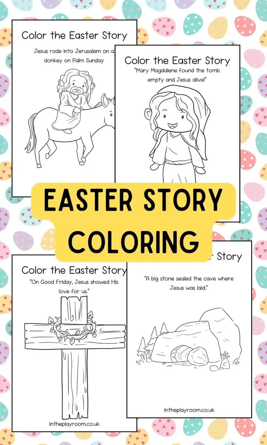 Free Printable Easter Story Coloring Pages For Kids