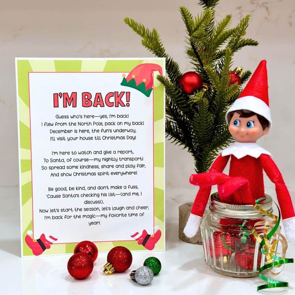 Free Printable Elf Arrival Letter