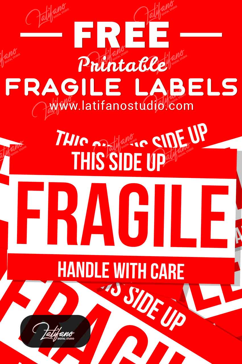 Free Printable Fragile Labels