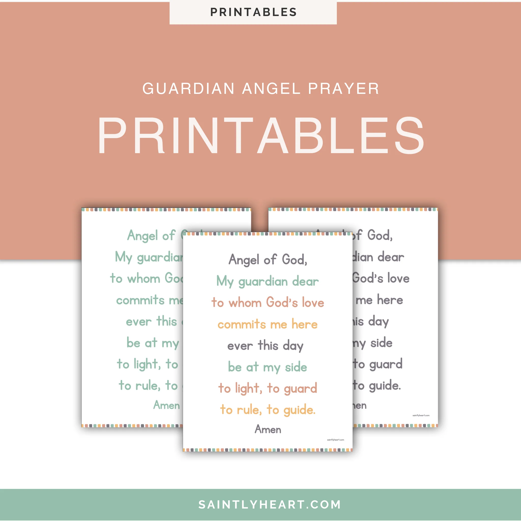 Free Printable Guardian Angel Prayer