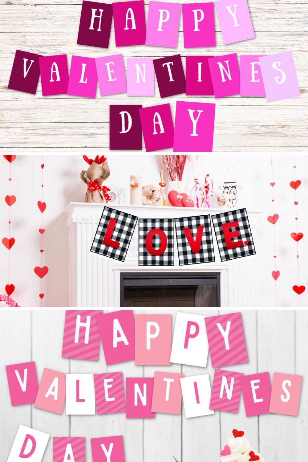 Free Printable Happy Valentines Day Banner Printable