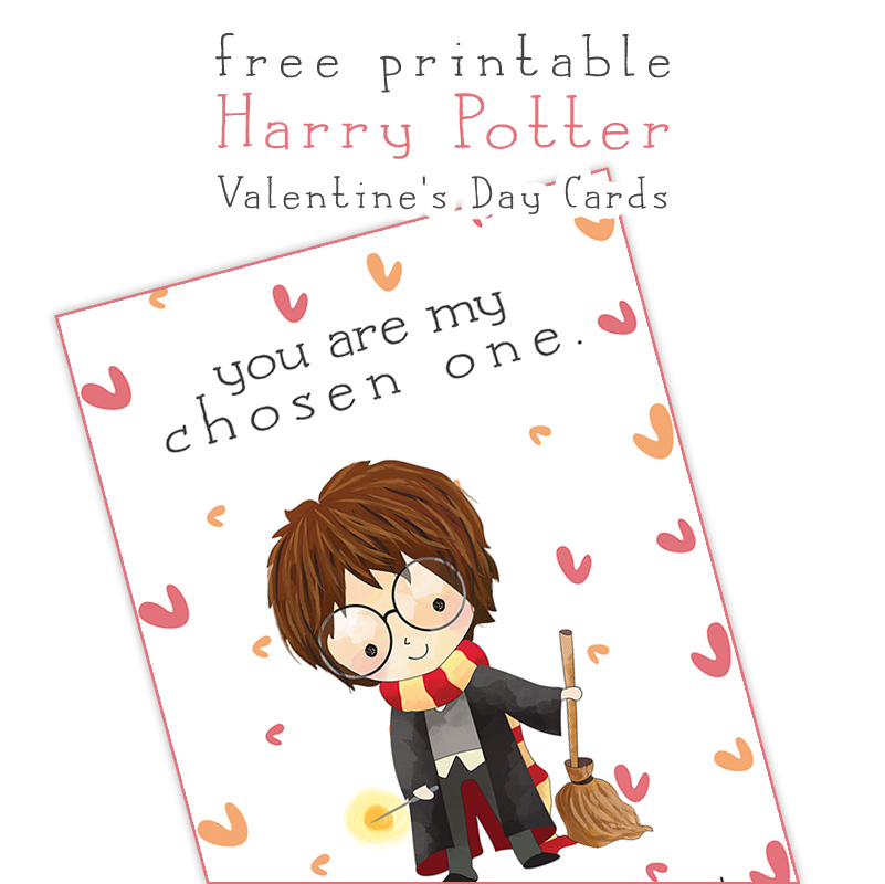 Free Printable Harry Potter Valentines Day Cards