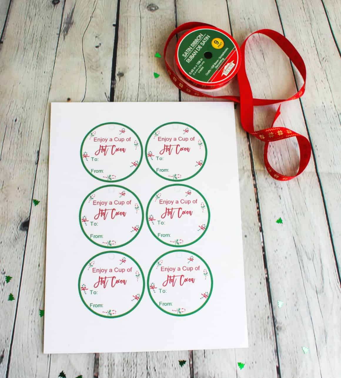 Free Printable Hot Cocoa Holiday Gift Tags Free Printable Hot Cocoa Holiday Gift Tags