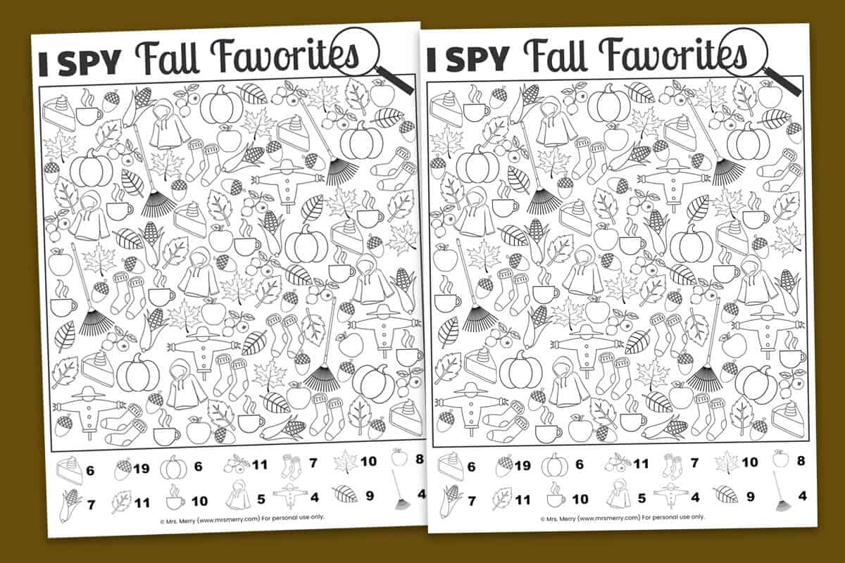 seek and find thanksgiving printable