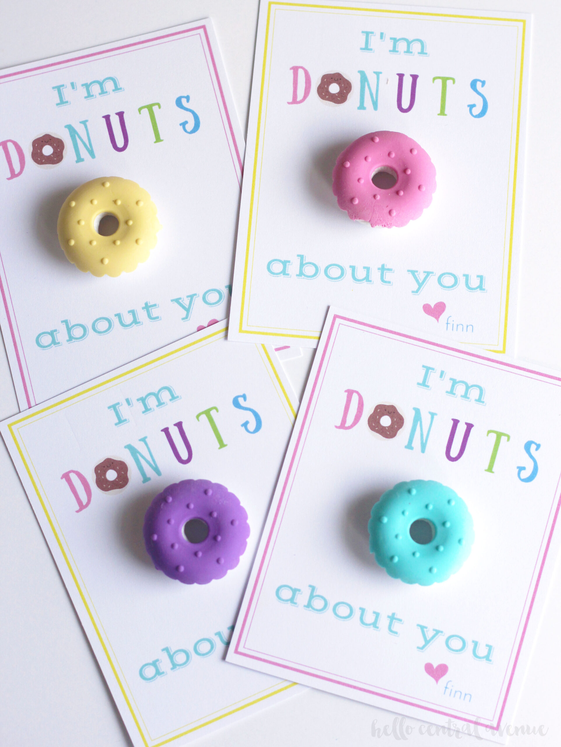 Free Printable Im Donuts Valentines