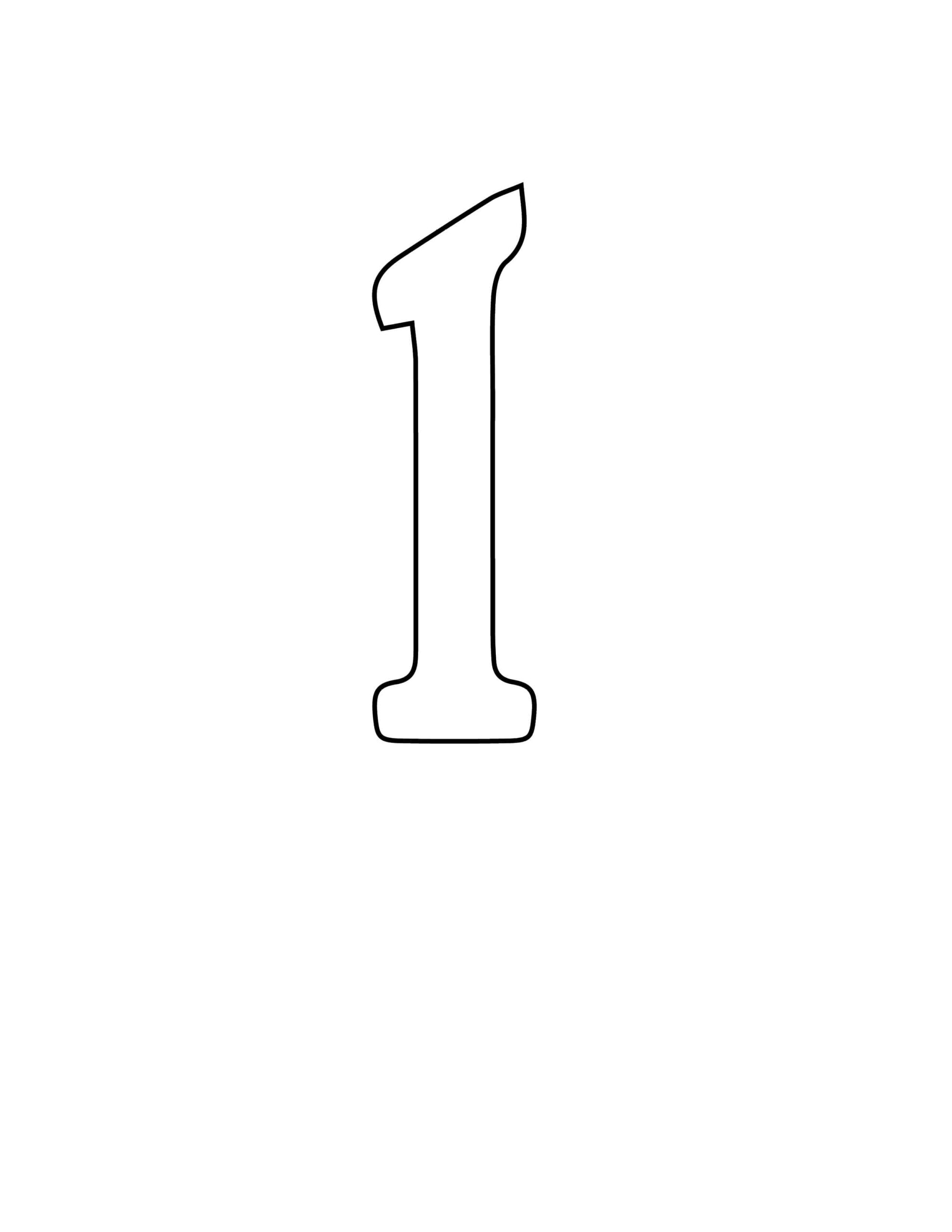 free printable letter l stencil