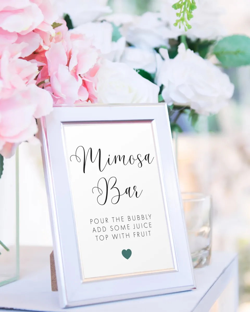 Free Printable Mimosa Bar Sign Free Printable Mimosa Bar Sign