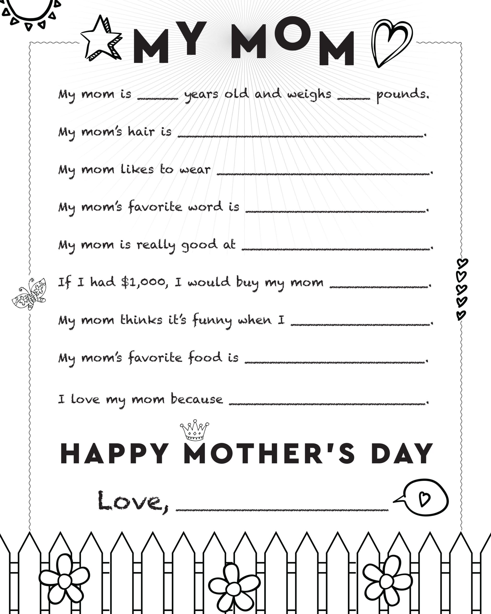 Free Printable Mothers Day Cards