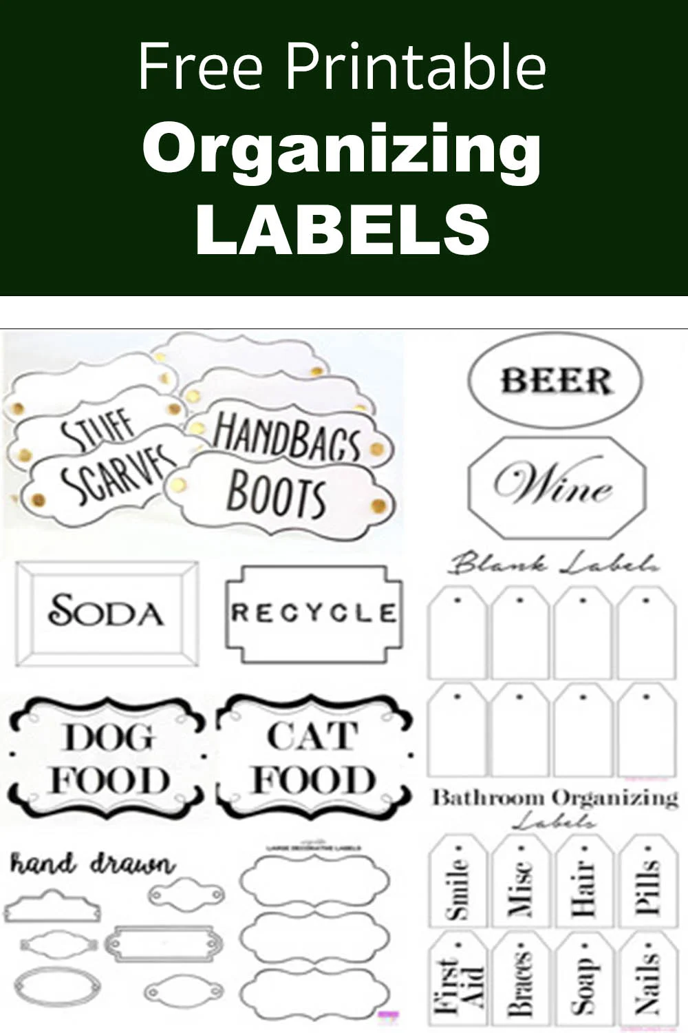 Free Printable Organizing Labels 2