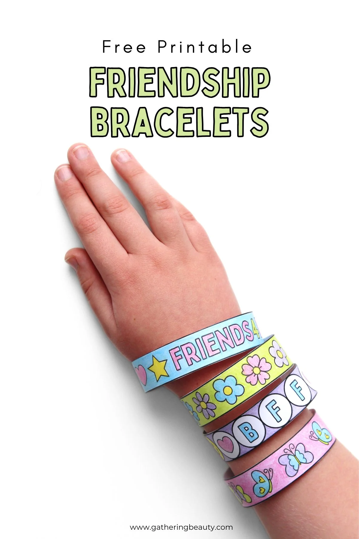 free printable wristbands