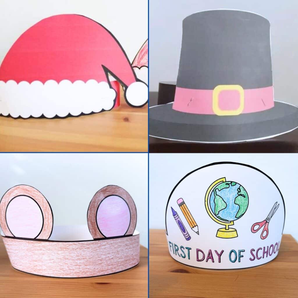 Free Printable Paper Hat Templates For Kids