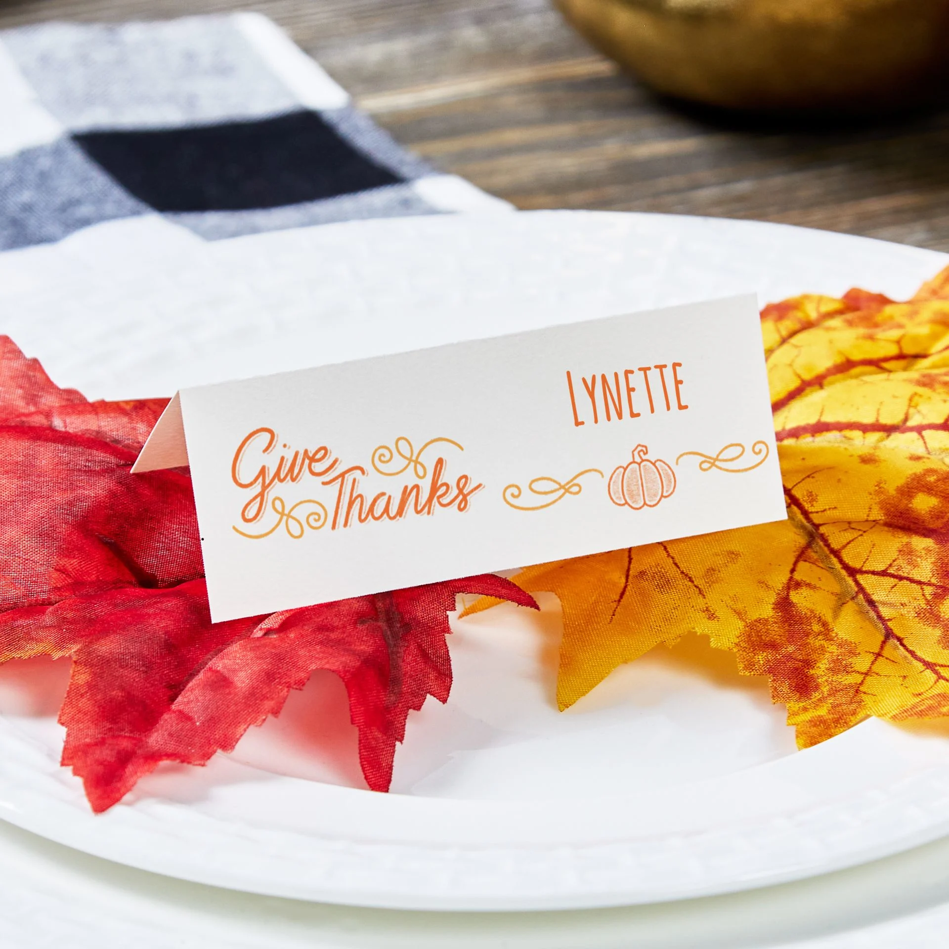 thanksgiving printable place cards