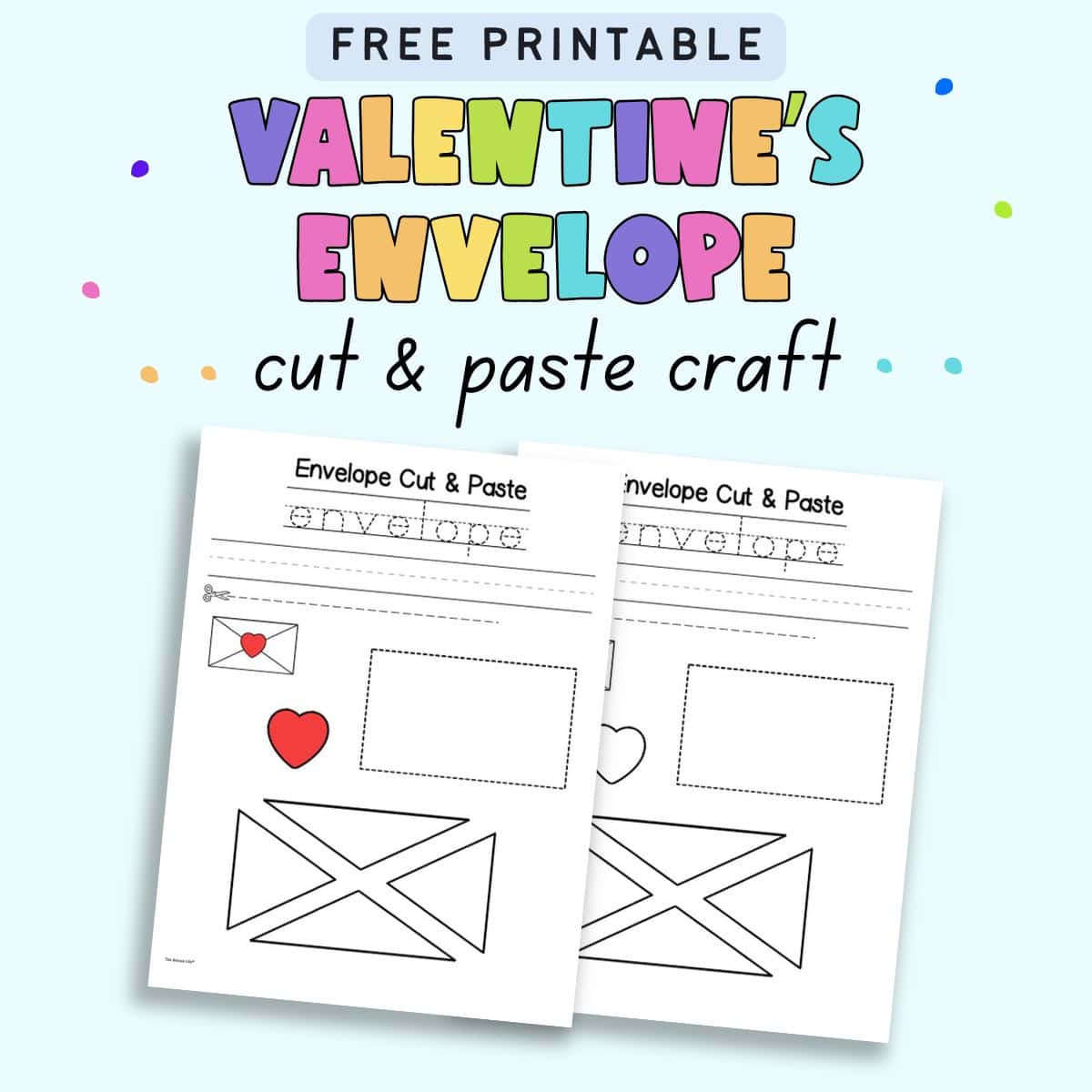 Free Printable Valentine Cut And Paste Craft Free Printable Valentine Cut And Paste Craft