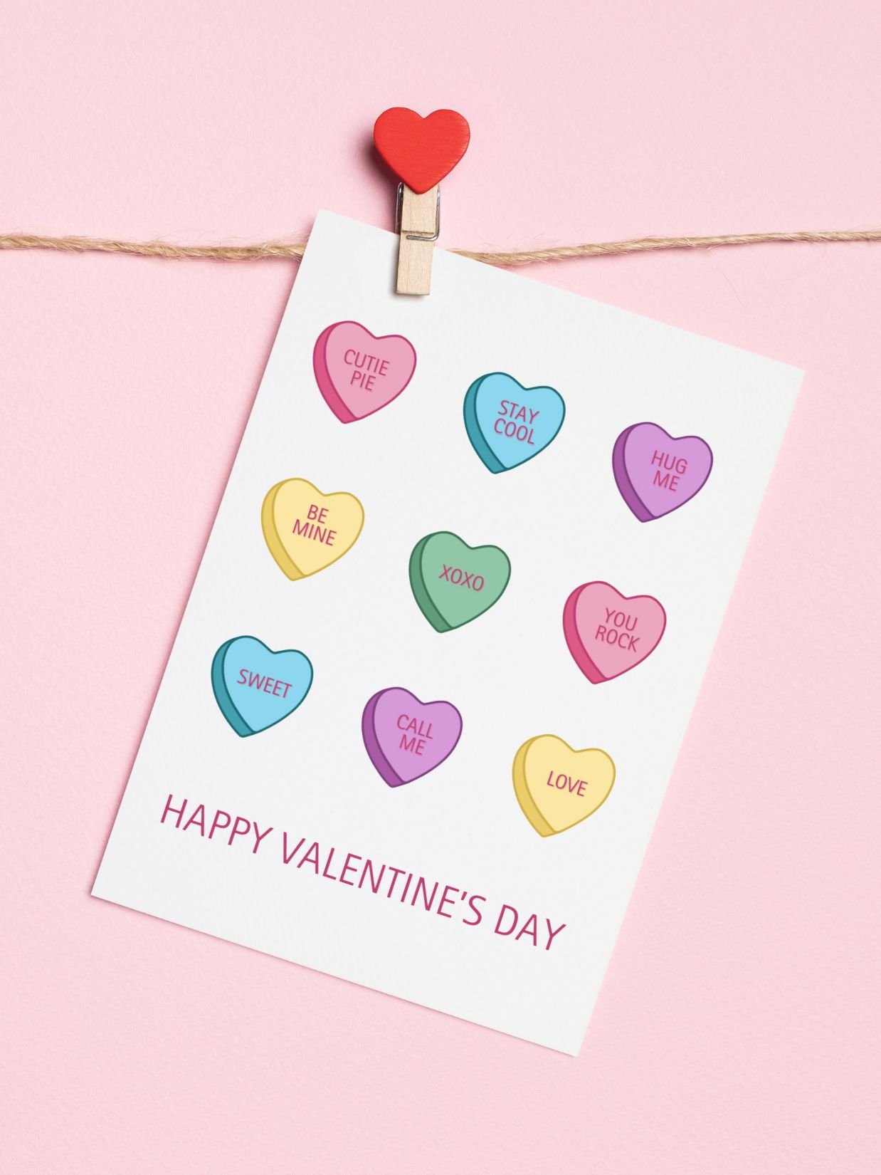 free printable happy valentines day