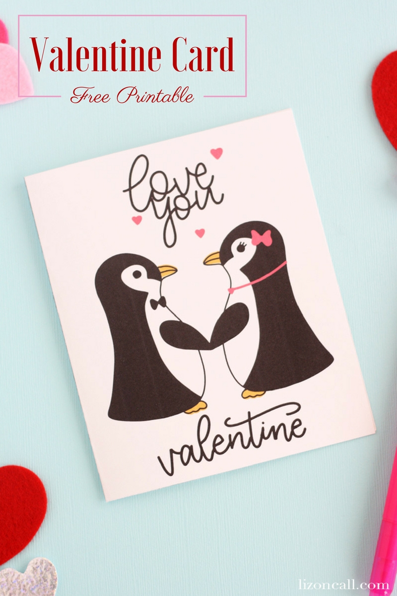 Free Printable Valentines Day Card