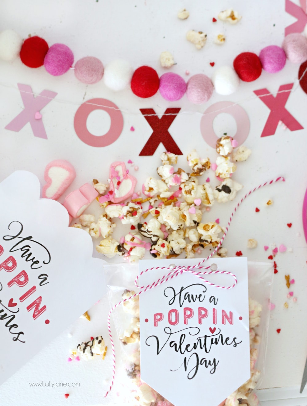 Free Printable Valentines Poppin Popcorn Tag Free Printable Valentines Poppin Popcorn Tag