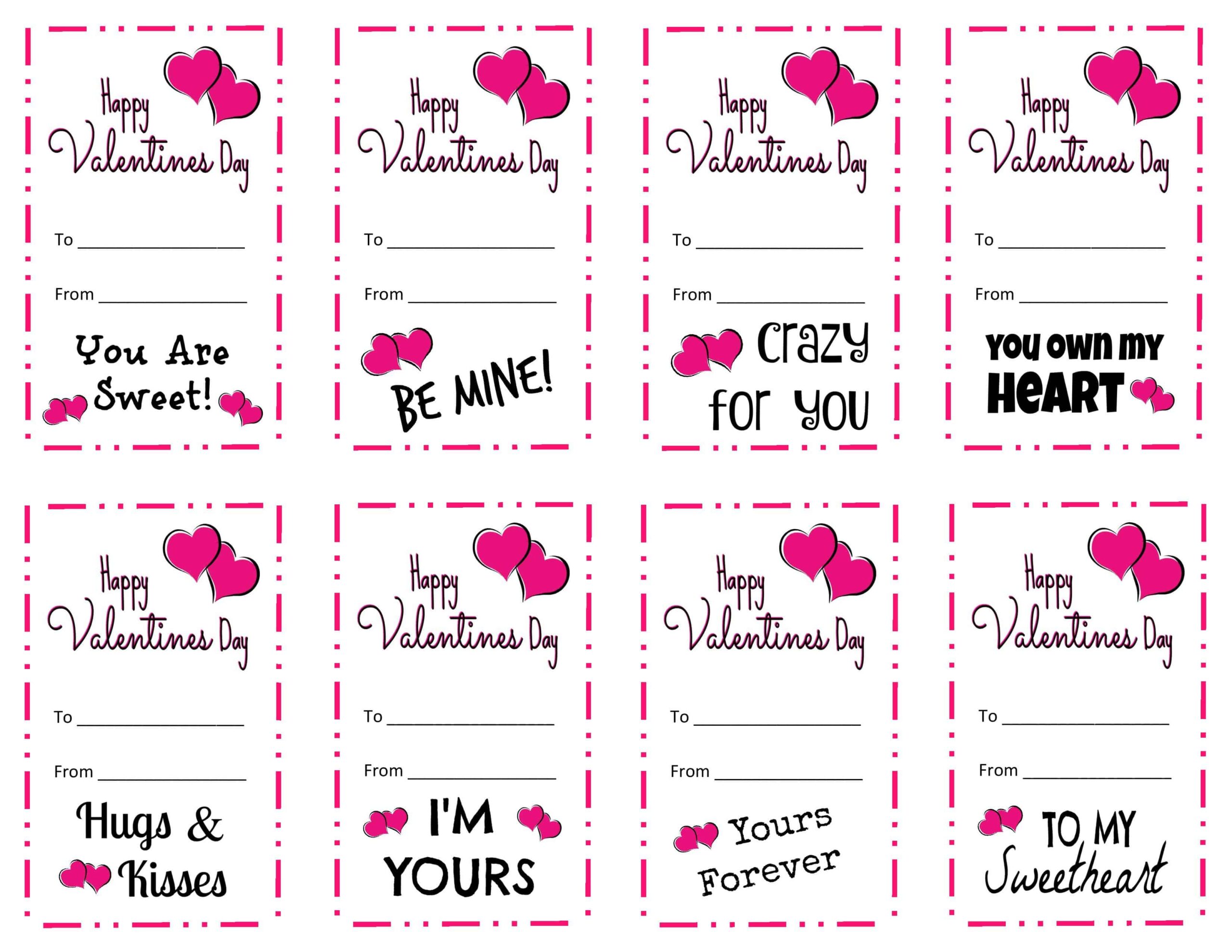Free Printable Valentines