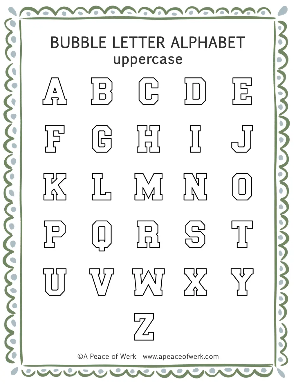 free printable scrapbook letters alphabet free printable scrapbook letters alphabet
