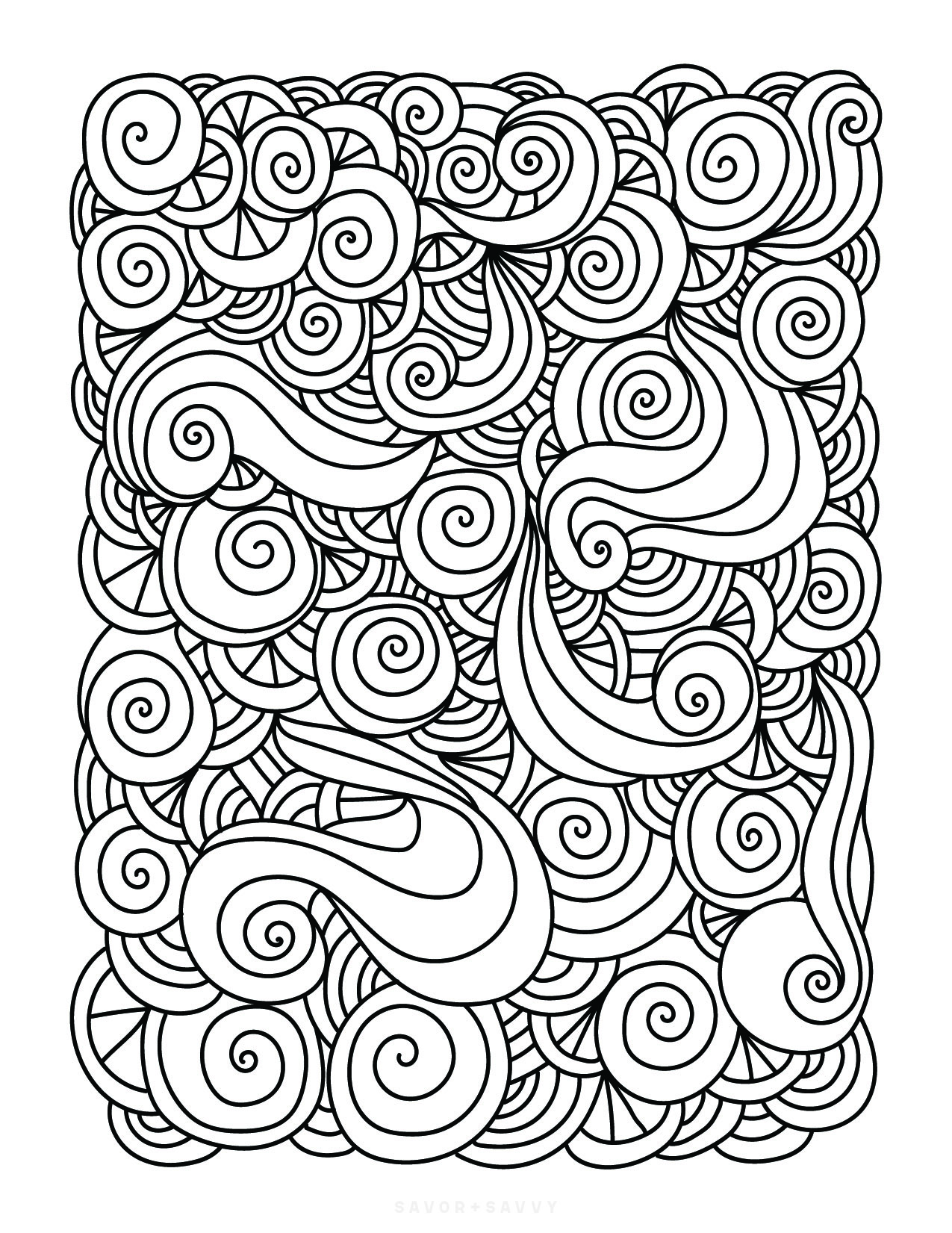 Free Printable Zendoodle Coloring Pages