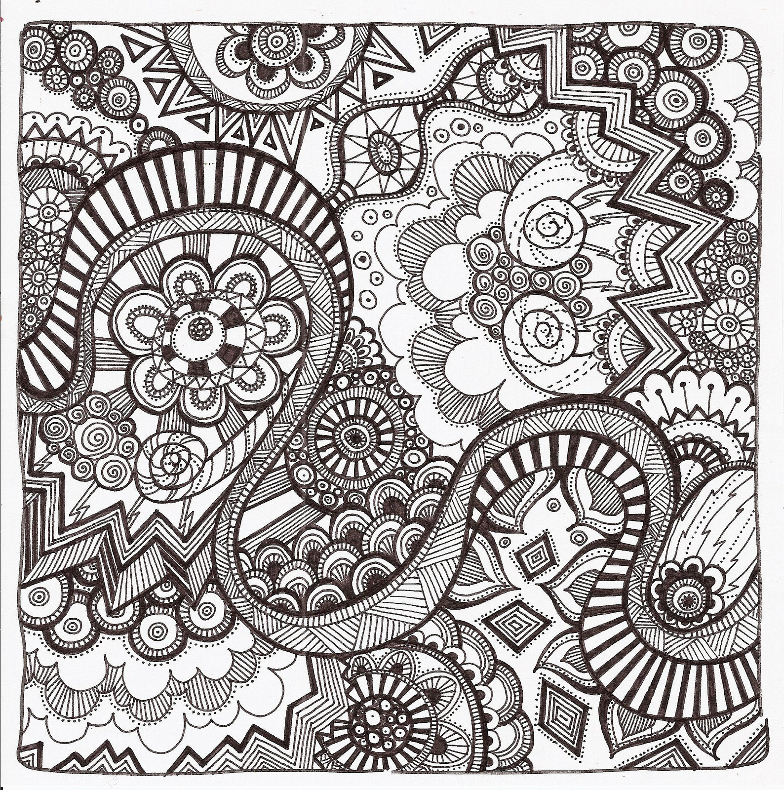 free zentangle pattern printables