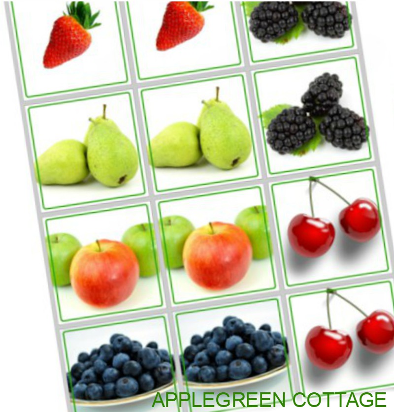 Free Printables For Toddlers Fruit