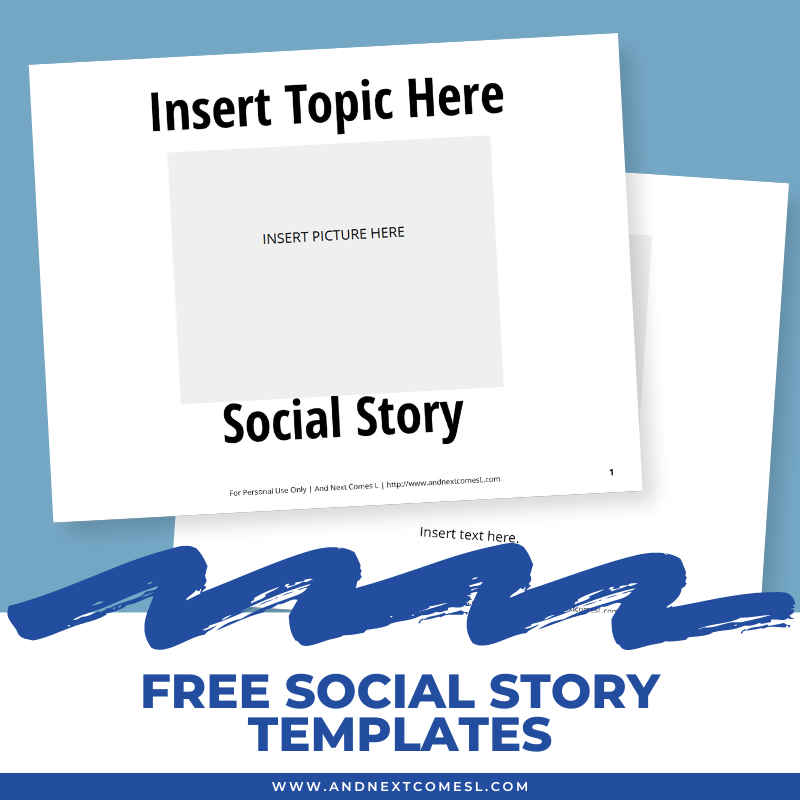 Free Social Story Template