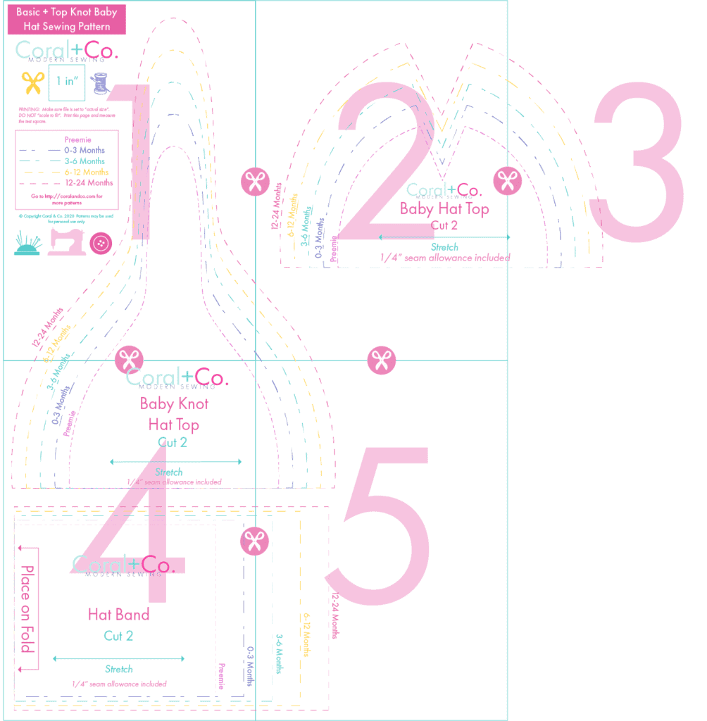free printable baby bonnet patterns
