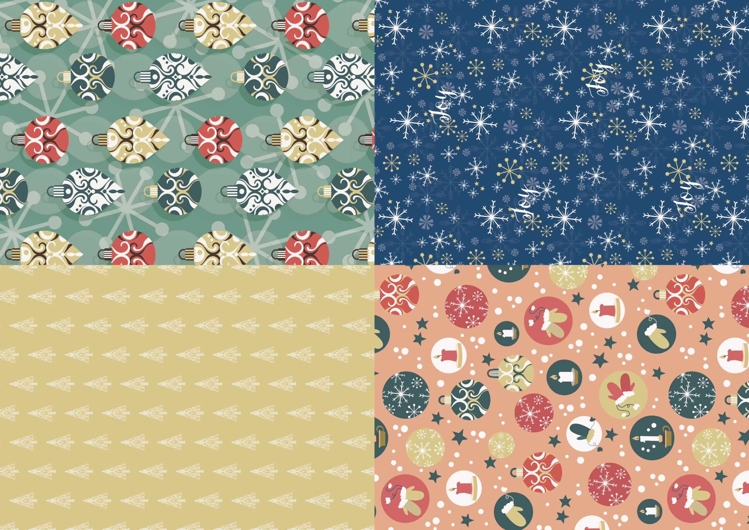 free printable christmas scrapbook paper designs
