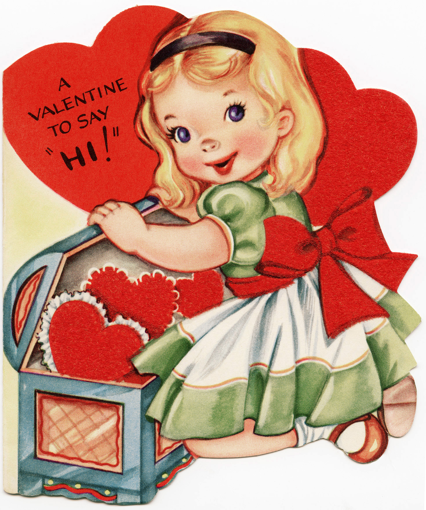 Free Vintage Image A Valentine To Say Hi Free Vintage Image A Valentine To Say Hi