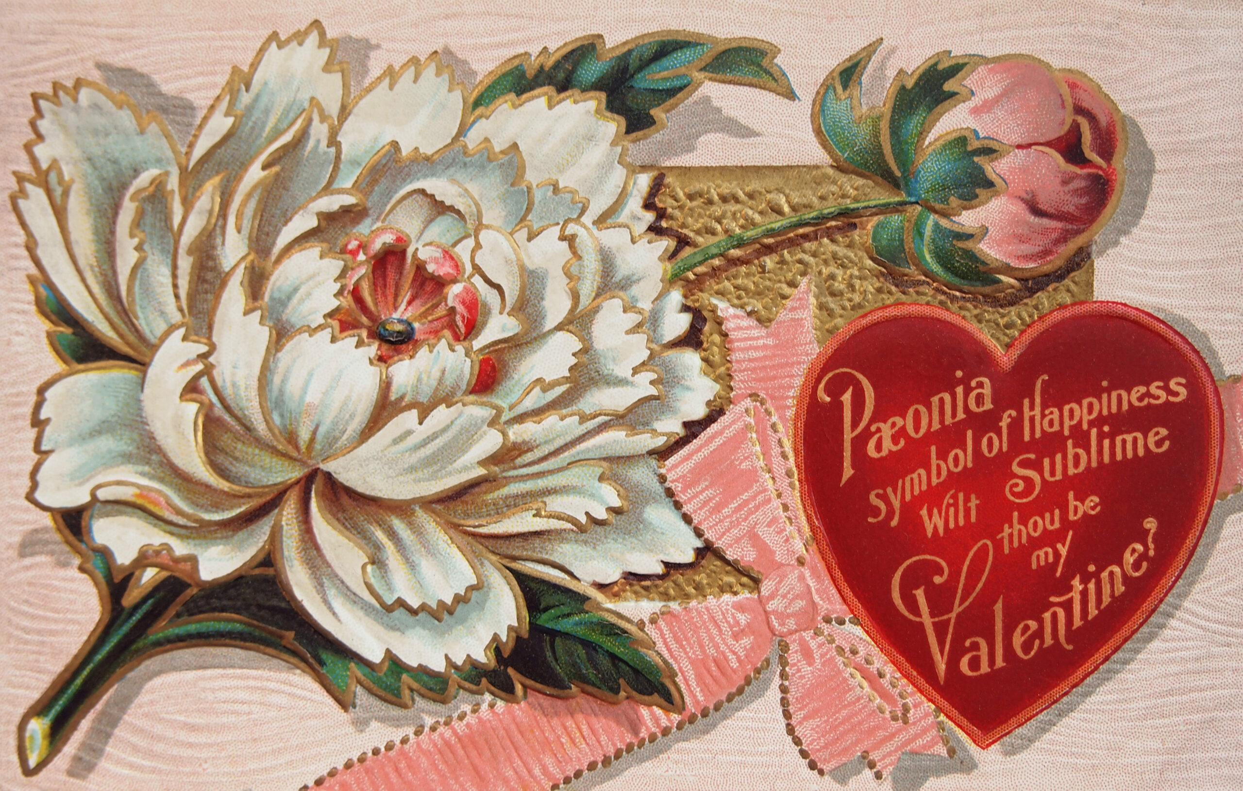 Free Vintage Victorian Valentine Card