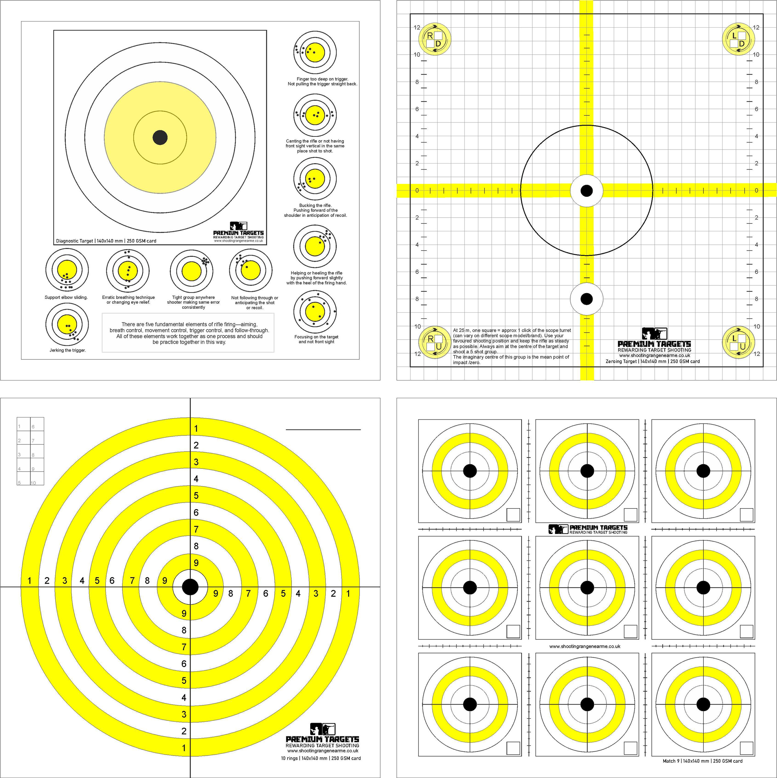free printable 22lr targets