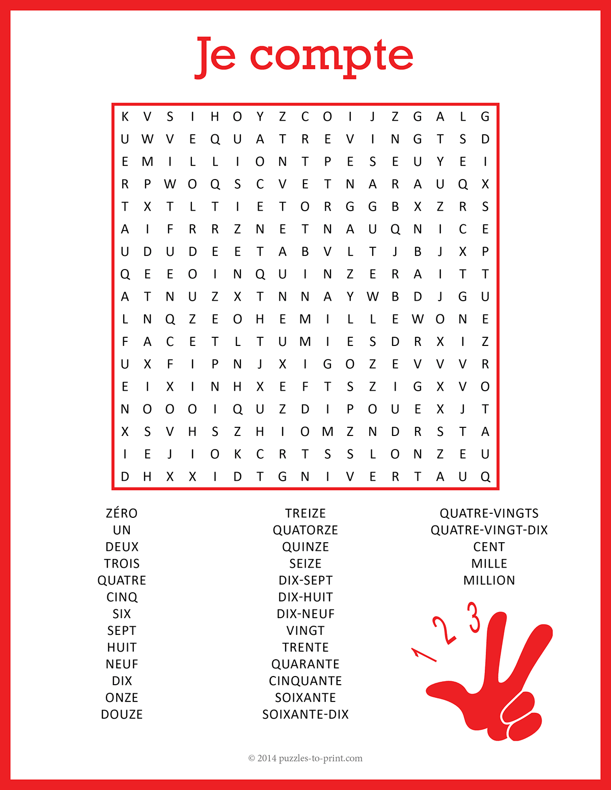 french word searches free printable