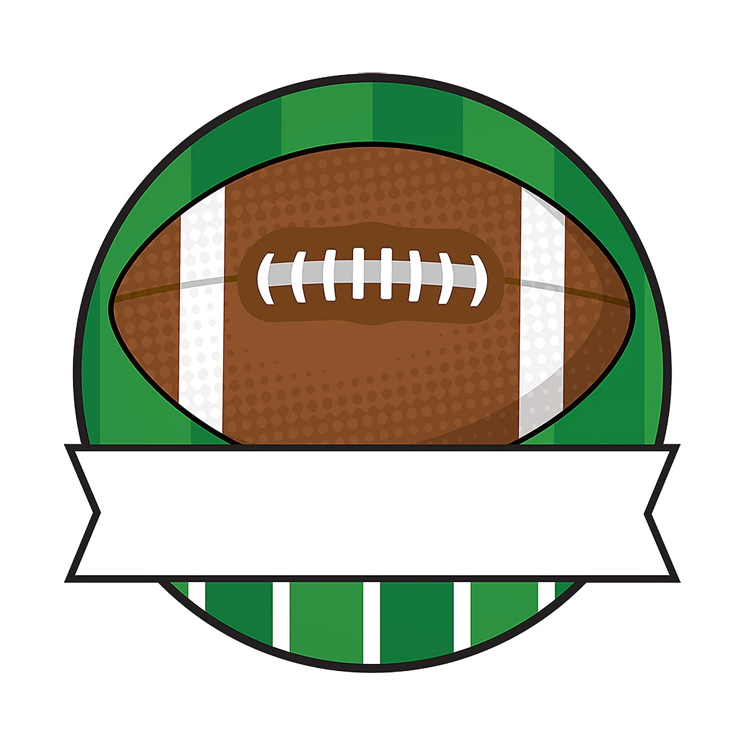 Fun Express Team Spirit Football Cutouts 50 Pc