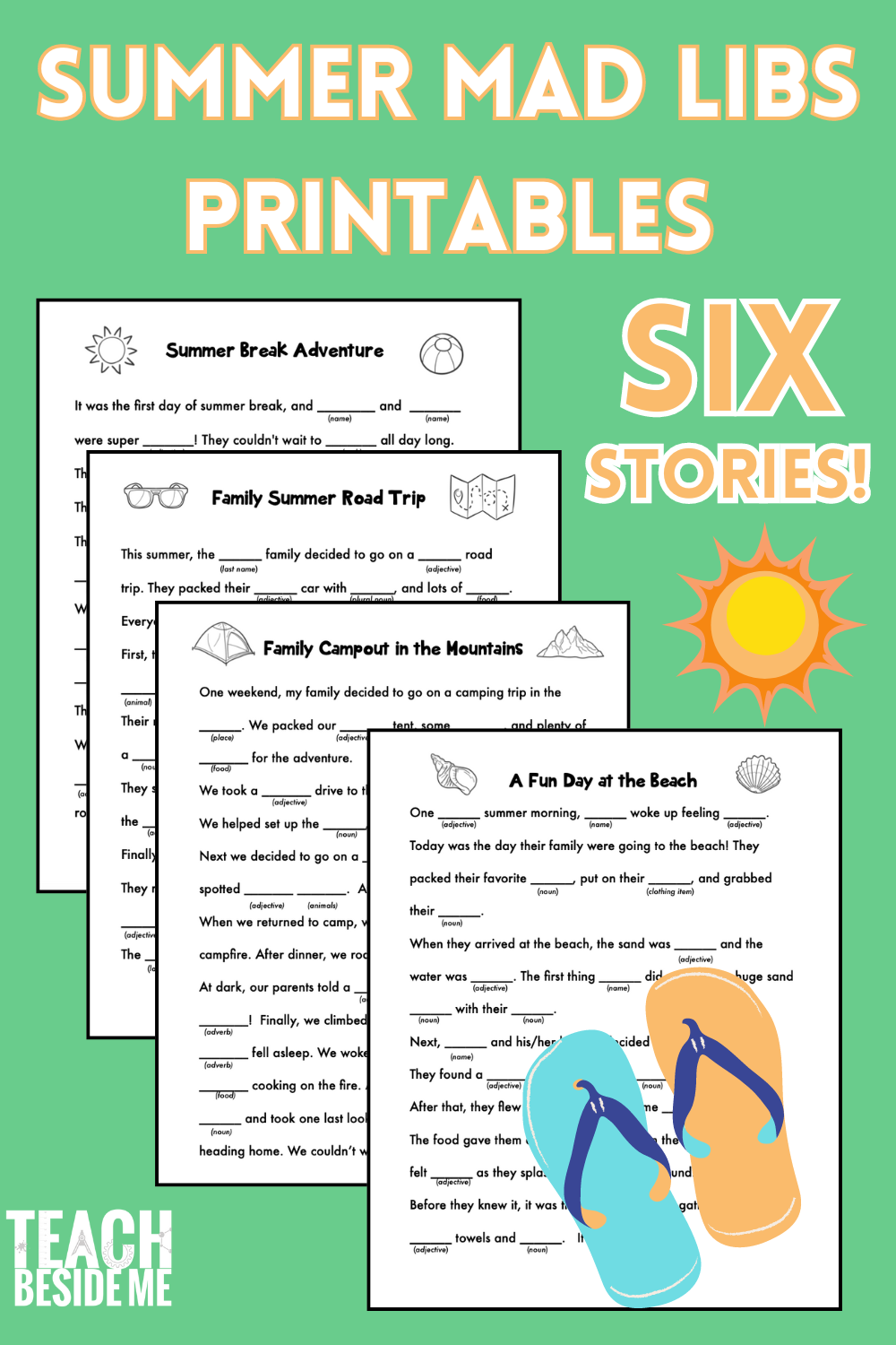 Fun Printable Summer Mad Libs For Kids Fun Printable Summer Mad Libs For Kids