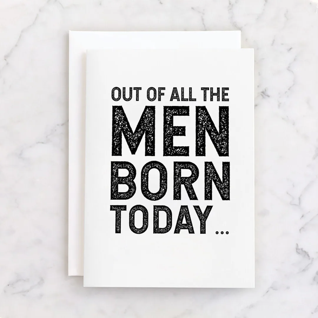 Funny Birthday Card For Him Best Friend