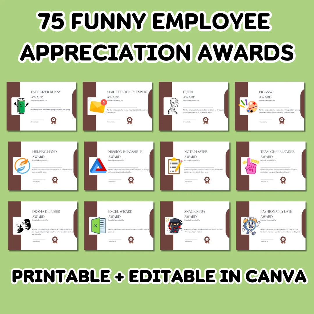 Funny Employee Appreciation Awards 75