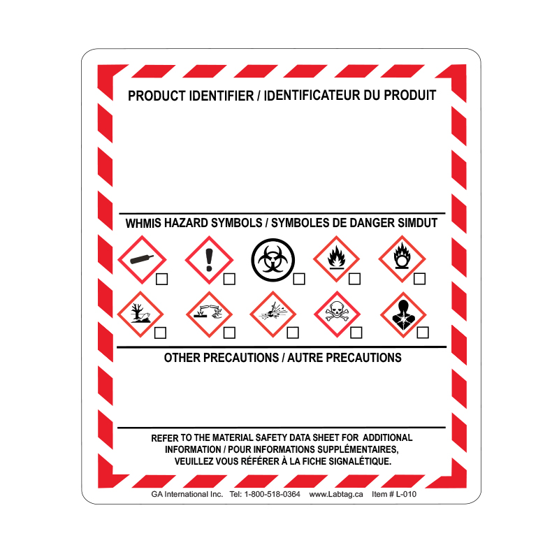 Ghs Former 2015 Whmis Simdut Warning Labels 4 X 3 5 L 010 0 5r
