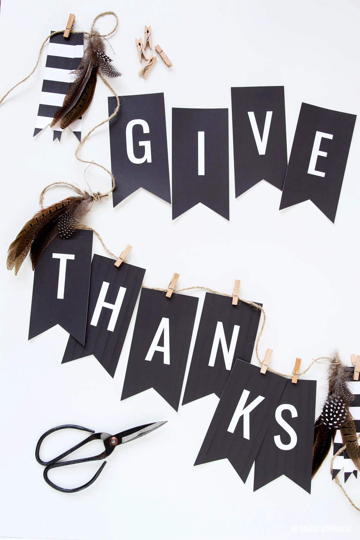 thanksgiving printable banner free