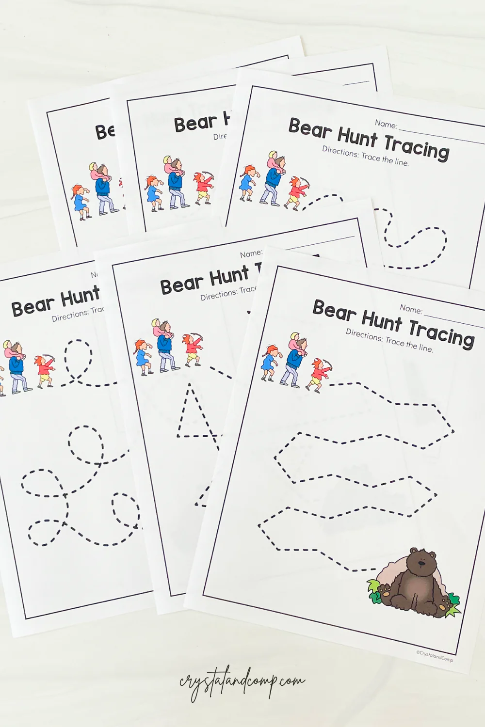 Going On A Bear Hunt Printables