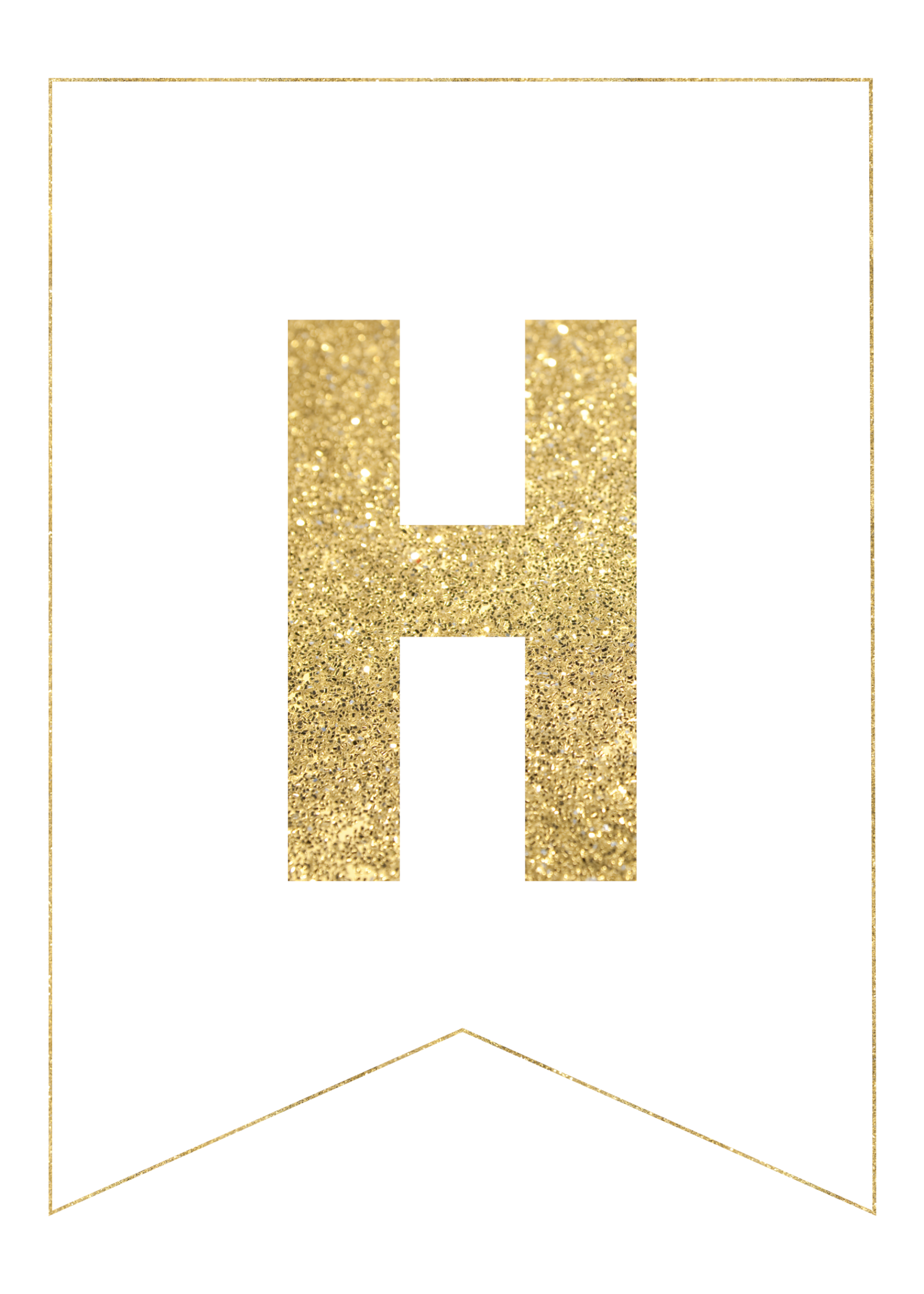 Gold Free Printable Banner Letters Gold Free Printable Banner Letters