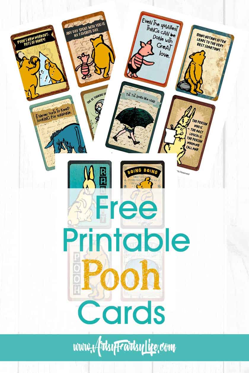 Grab These Free Printable Winnie The Pooh Cards