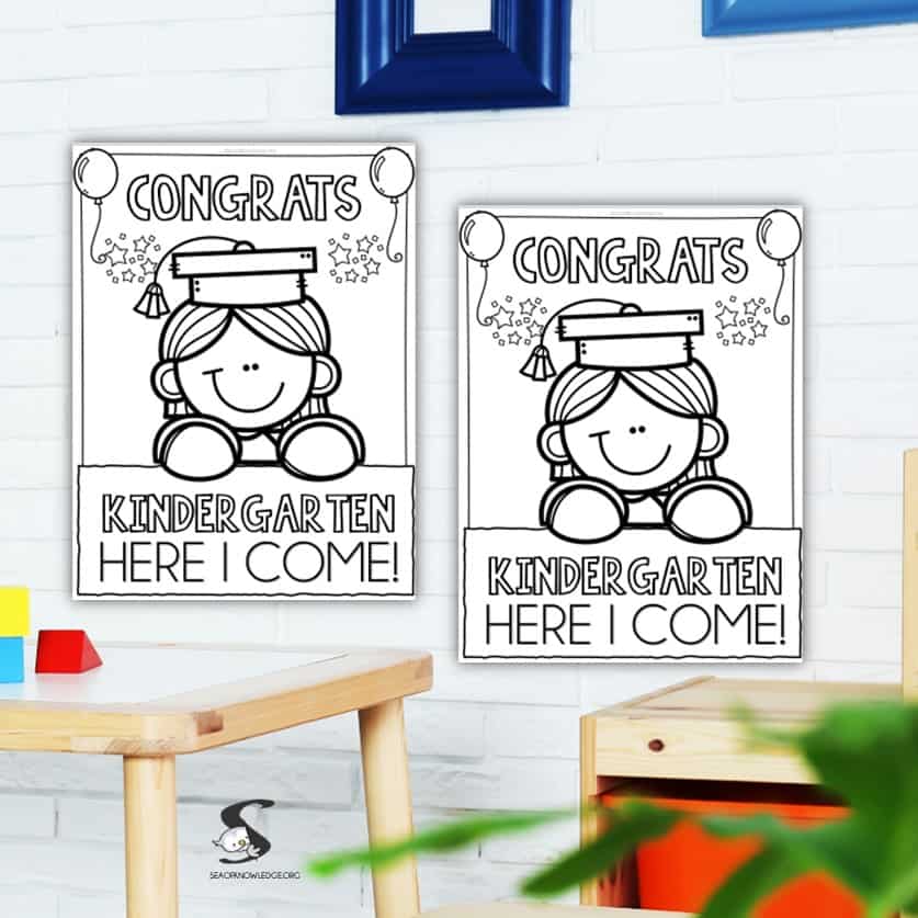 Graduation Coloring Pages Printables